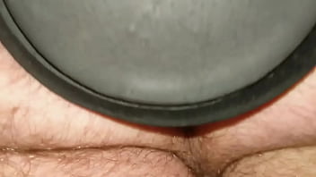 Preview 4 of Sixxn - Huge 11cm wide Butt Plug Locked in My Ass while Walking around the house.