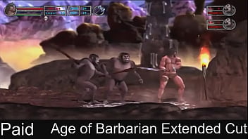 Preview 1 of Ngentot Diatas Meja - Age of Barbarian Extended Cut (Rahaan) ep07(Eyla)