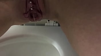Preview 4 of Brazzers Alex Cycals - Stare at my pretty feet and pussy while on toilet