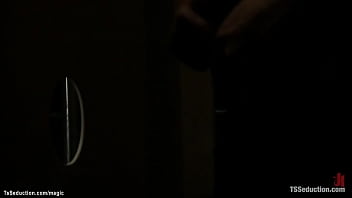 Preview 1 of Sexsi Scholl Bbw - Shemale anal fucks glory hole man