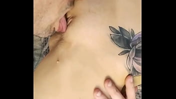 Preview 3 of Buitiful Face Babe - Stranger With Glasses Skillfully Licks Best Friend&#039_s Tight Vagina