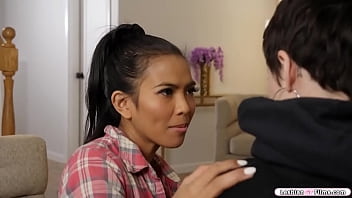 Preview 2 of Story Poran Video - Busty lover returns and facesits asian