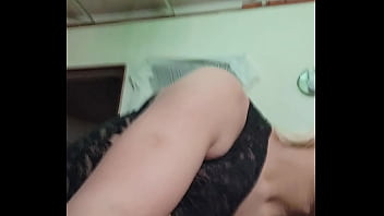 Preview 3 of Madelyn Marie Live Gonzo - gorgeous t girl slobbin on the knob