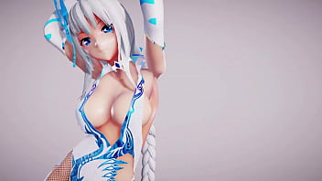 Preview 2 of Xvedios Mom - 【MMD R18】Sea Breeze Kawaii Strike