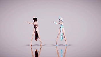 Preview 4 of Xvedios Mom - 【MMD R18】Sea Breeze Kawaii Strike