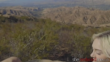 Preview 1 of Colajgarl Xxx Video - SHESEDUCEDME Chloe Temple And Isabel Moon Making Out Outdoor