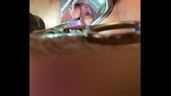 Preview 3 of Hagi Azura - Internal view of Orgasm w sound tenaculum and vibrator