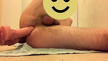 Preview 1 of Korean Dog Fuck - BIG DILDO IN ASS