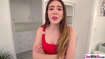 Preview 3 of Sophie Dey - Small tits stepsis Michelle Anthony fucked by a dirty big cock stepbrother