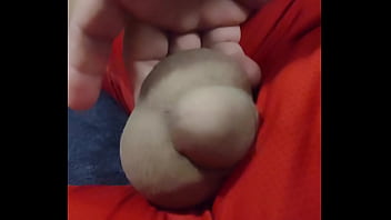 Preview 1 of Big Pate - Playing with my little dick in slow motion