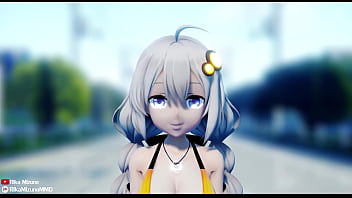 Preview 1 of Small Girl Big Coke Xxx Video Hd - 【MMD R18】 Love Will Surely Soar Kizuna Akari