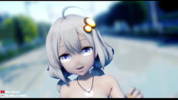 Preview 4 of Small Girl Big Coke Xxx Video Hd - 【MMD R18】 Love Will Surely Soar Kizuna Akari