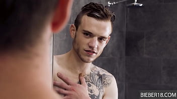 Preview 1 of Muchal Sex - After shower kinky ass workout - Princeton Price, Scott Finn