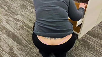 Preview 3 of Azad Kashmir Girls Porn - Mom Out In Public Shopping with a Fat Booty Whale Tail