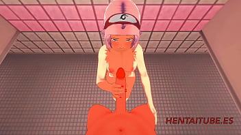 Preview 1 of Homemade Bbw Video - Naruto - POV Naruto x Sakura Handjob, Blowjob Fucked  - Hentai 3D
