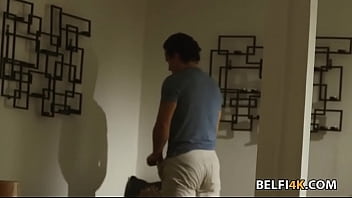 Preview 1 of Son Seduce Hot Milf At Hotel - Finally I fucked my yoga trainer