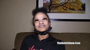 Preview 2 of First Time Big Pend - houston slim thick freak raven swallows sexy yella boned