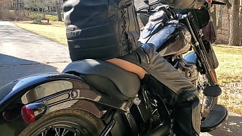 Preview 3 of Sunny Leone Hot Xxx2018 - Old Biker Stops for a Hitchhiker.