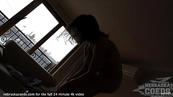 Preview 4 of Portland Oregon Ebony Girls - 18yo marija came back and got totally naked this time but still very shy and left early scared
