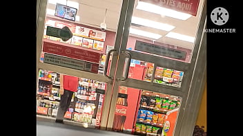Preview 4 of Cuckold Anal - Sissy goes shopping with a dildo in her anus,  and her buttocks in plain sight