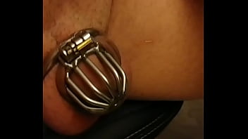 Preview 1 of Hot Mama Dot Com - probe in a caged penis