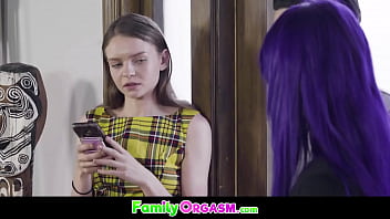 Preview 1 of Dirty Tina Solo - FamilyOrgasm.com ⏩ Fair Skin Girl and Her Stepbro Teaming with Another Friend,  Jessae Rosae Val Steele