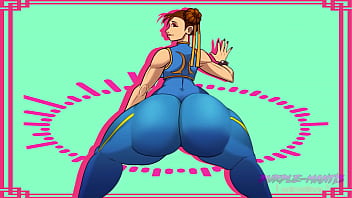 Preview 1 of Pornstar Sopheea Dee - Chun-Li 2021 Birthday - Exteneded x5 Loop Version