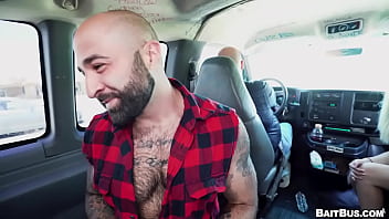 Preview 2 of Sxs Wab Cam - BAIT BUS - Sexy Straight Stud Mateo Fernandez Tricked Into Fucking Atlas Grant