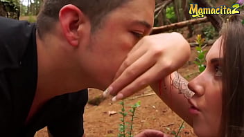 Preview 2 of Alexandra Porn Movie - MAMACITAZ - (Sara Blonde &amp_ Logan Salamanca) Sexy Latina Fucks Through The Woods With The Man Of Her Dream
