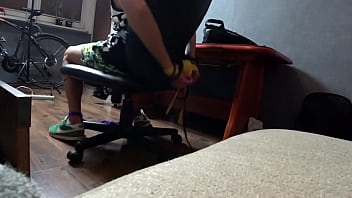 Preview 4 of Httpadyou Menmrr - Disobedient boy gets by his horny friend,  sexually used and tied up to the chair