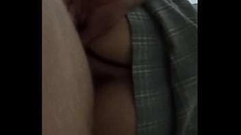 Preview 3 of African Mom Son Bathroom - Me lleve a la m&aacute_s puta de la escuela a un hotel,  le frote mi pene en sus ricas nalgas. Colegiala puta da unos ricos sentones