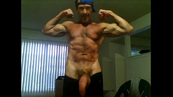 Preview 4 of Frends And Mother - BigdickheadJ Doing the Stand Up Muscle and Big Cock Stroke