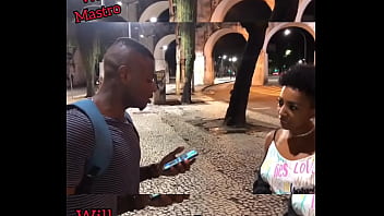 Preview 1 of Spaci Silverdtone - Visita ao rio encontrei PRETA FOGOSA  na lapa olha no que deu