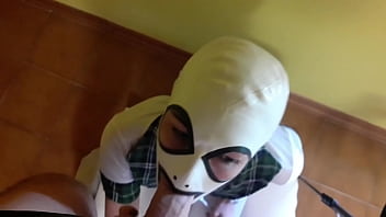 Preview 1 of Mom Hands Job All Movie Xxx - Laura on Heels amateur 2021. Video of rough deepthroat and facial POV