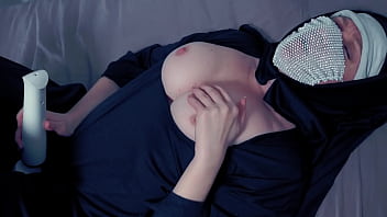 Preview 2 of Cunt Beautiful - when the nun wants to fuck she takes two dildos. For ass and pussy