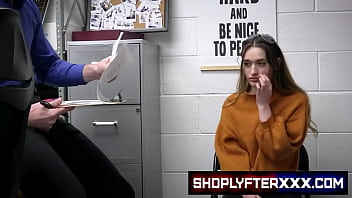 Preview 1 of Teacher Ava Addama - Sera denies everything but after Officer Mancini&rsquo_s metal detector starts beeping,  he tells her he must do a further search so Sera calls in her stepdad Jack Vegas.