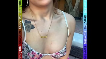 Preview 1 of Gye Return Xxx Video - STORYTIME: Latina Babe VANESSA SKY fucks herself nude selfie