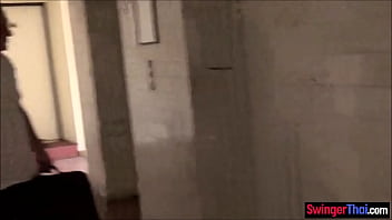 Preview 1 of Bit Bal Cei - Thai amateur MILF sucks and fucks her neighbors cheating husband