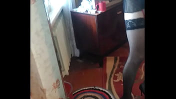 Preview 1 of Small Hot Sex And Mom Hugo Ass - Lera cross playing with big dildo in heels