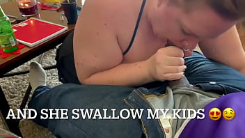 Preview 4 of Old Mature Women Prone - Slut leaves boyfriend to come swallow my BBC