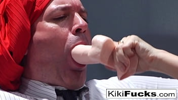 Preview 4 of Xxx Seval - Kiki Daire fucks a hippie in front of her boring husband