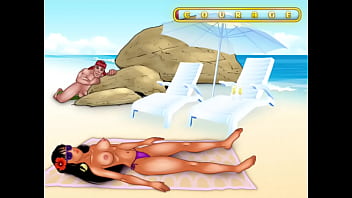 Preview 1 of Latina Handjob Search - Beach Spy