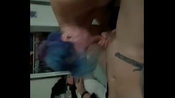 Preview 2 of Ladyboy Baby4 - Quick blowjob Mase619 thick cock !
