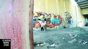 Preview 4 of Deegdogxxx - Cuando una pared de la calle sirve para follar bien duro