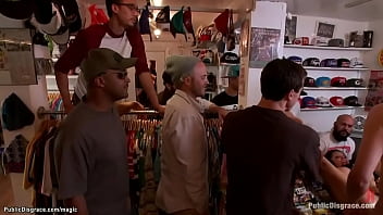 Preview 4 of Boro Hul - Huge tits slut anal fucked in public