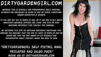 Preview 1 of Tube Big Toy - Dirtygardengirl self fisting,  anal prolapse and dildo fuck
