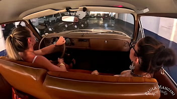 Preview 3 of Real Sex That Hurt - Driving - Old car ride with my friend and my neighbor