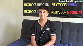 Preview 1 of Nudist Familys - Casted athletic latino masturbating for jizz