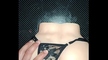 Preview 4 of Japan Xxx20020 - Sexo anal con Candy en tanga de tiras negra! Recibe todo mi semen en su ano.