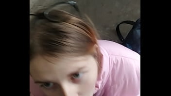 Preview 2 of Girl Ignores Guy - The girl sucked at the entrance and got cum in her mouth